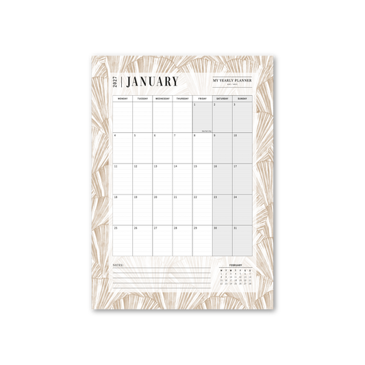 The Savannah Fridge Calendar 2027 — Calm. Grounded. Beautifully intentional.