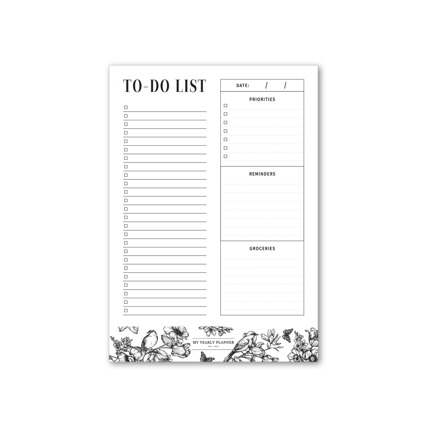 The Signature To-Do List 2027 —  Timeless. Sophisticated. Effortless.